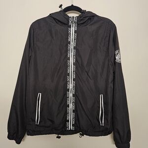 Zoo York Black Zip Up Jacket Size Small